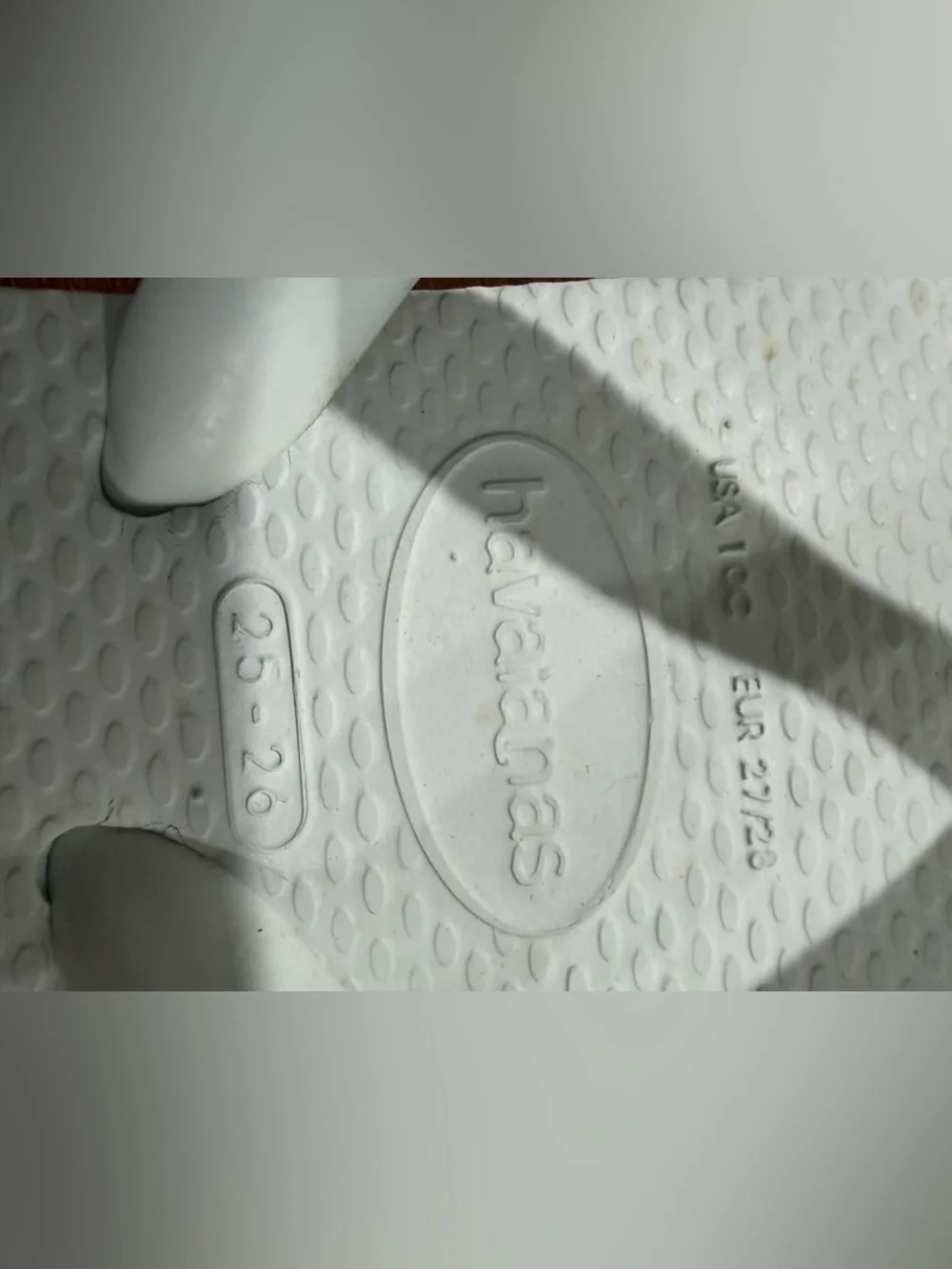 Havaianas white flip